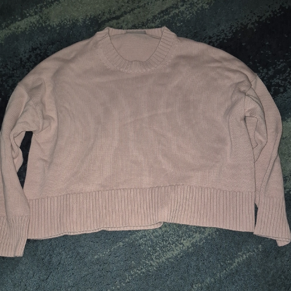 Everlane The Boxy Sweater In Everday Cotton Size M